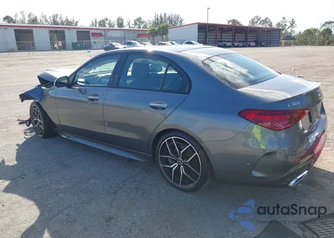 2022 Mercedes-Benz C 300 Sedan from USA, damaged, VIN W1KAF4GB0NR055087